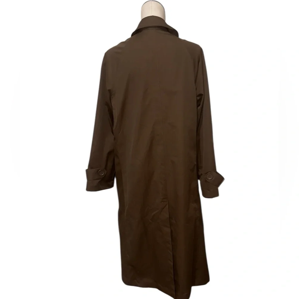 NWT $268 MAX STUDIO Long Jacket Trench Coat In Color Toffee Large